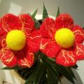 Daisy - Hair accessories - felting