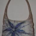 With the lily ring - Handbags & wallets - felting