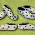 Dalmantininiai - Shoes & slippers - felting