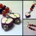 Fun Apples - Earrings - beadwork