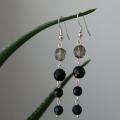 Facetuotas Onyx - Earrings - beadwork