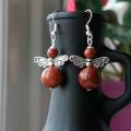 Angels - Earrings - beadwork