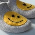 Smile. Just Smile - Shoes & slippers - felting