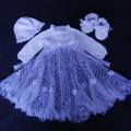 baptismal gowns - Baptism clothes - knitwork