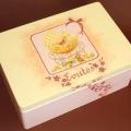 Storage Box " Evute " - Decoupage - making