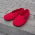 Felt tapukai " Windows " - Shoes & slippers - felting