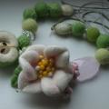 Necklaces " Paradise Garden " - Necklaces - felting