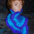 violet - Scarves & shawls - felting