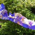 Purple bushes - Scarves & shawls - felting