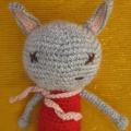 Crocheted Kiskut Miss Bunny - Dolls & toys - needlework
