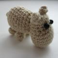 Crocheted toy - Hippo-after begemotuke - Dolls & toys - needlework