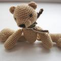 Crocheted teddy bear - Dolls & toys - needlework