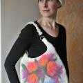 " bouquet " - Handbags & wallets - felting