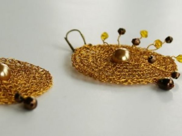Earrings " Solar " 3