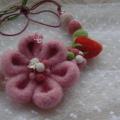 Necklace girl - Necklaces - felting