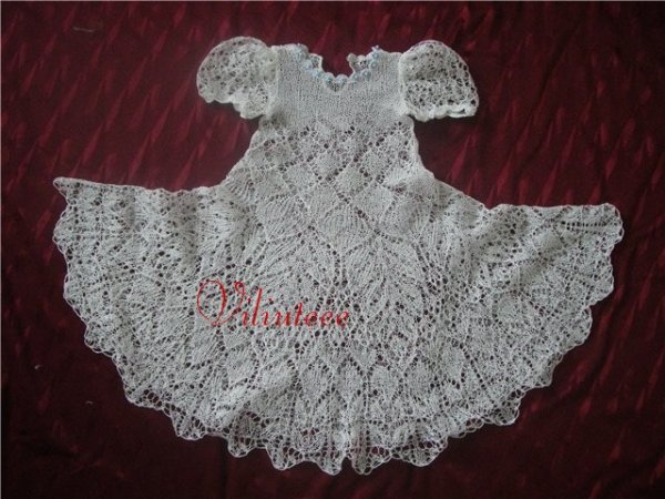 christening gown of linen - Baptism clothes
