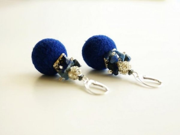 Earrings " Blue " 2