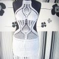 White dress crocheted - Dresses - needlework