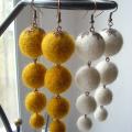 Earrings - Earrings - felting