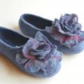 " Rose " - Shoes & slippers - felting