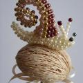 Snail with décor - Biser - beadwork