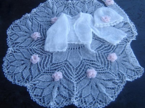 Mohair baptism Set Mergytei - Baptism clothes