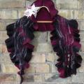 Country-mantle - Wraps & cloaks - felting