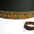 Brown Bracelet - Leather articles - making