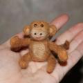 Monkey - Dolls & toys - felting