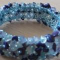 small stone fluorite bracelet - Bracelets - beadwork