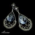 Sodalita drops - Earrings - beadwork