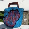 Semi-precious stones - Handbags & wallets - felting