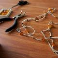 Amber - Necklace - needlework