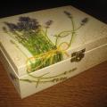 Box Lavender - Decoupage - making