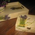 Package Lavender - Decoupage - making