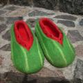 Watermelons - Shoes & slippers - felting