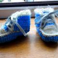 Restoring a crocheted booties - Shoes - needlework