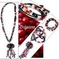 Necklace and bracelet with a medallion - Kits - beadwork