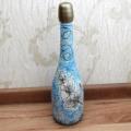 bottle-vase - Decorated bottles - making