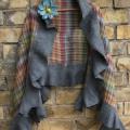Linen coated with party - Wraps & cloaks - felting