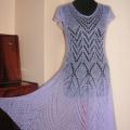 A summer lilac dress mocherine - Dresses - knitwork
