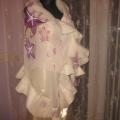 White - Wraps & cloaks - felting