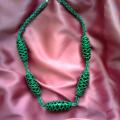 Black night - Necklace - beadwork