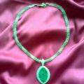 Spring freshness - Necklace - beadwork