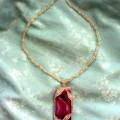 lilac seduction - Necklace - beadwork