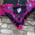 Country-scarf - Wraps & cloaks - felting