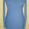 blue dress - Dresses - knitwork