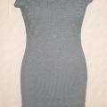 gray dress - Dresses - knitwork