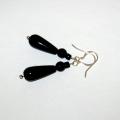 Agate blackness - Earrings - beadwork