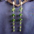 spring greenery - Earrings - beadwork